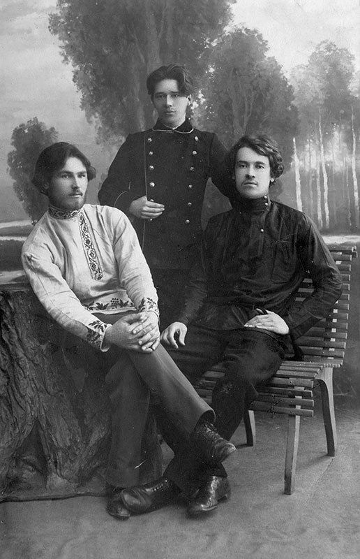 Дмитрий Жилов с друзьями, 1913-1916 годы, казанский период