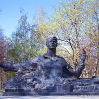 The monument to Sergey Yesenin in Ryazan