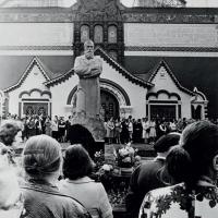 Открытие памятника П. М. Третьякову, Москва, 1980 г.